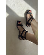 Sandalia Plana negra