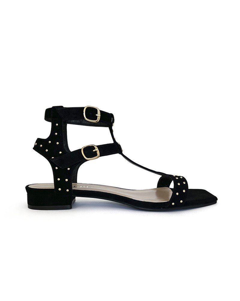 Sandalia Plana negra