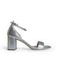 Sandalia Plateada 7 cms