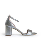 Sandalia Plateada 7 cms