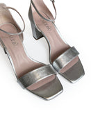 Sandalia Plateada 7 cms