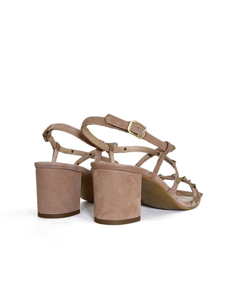 Sandalia Tachuelas nude 6 cms
