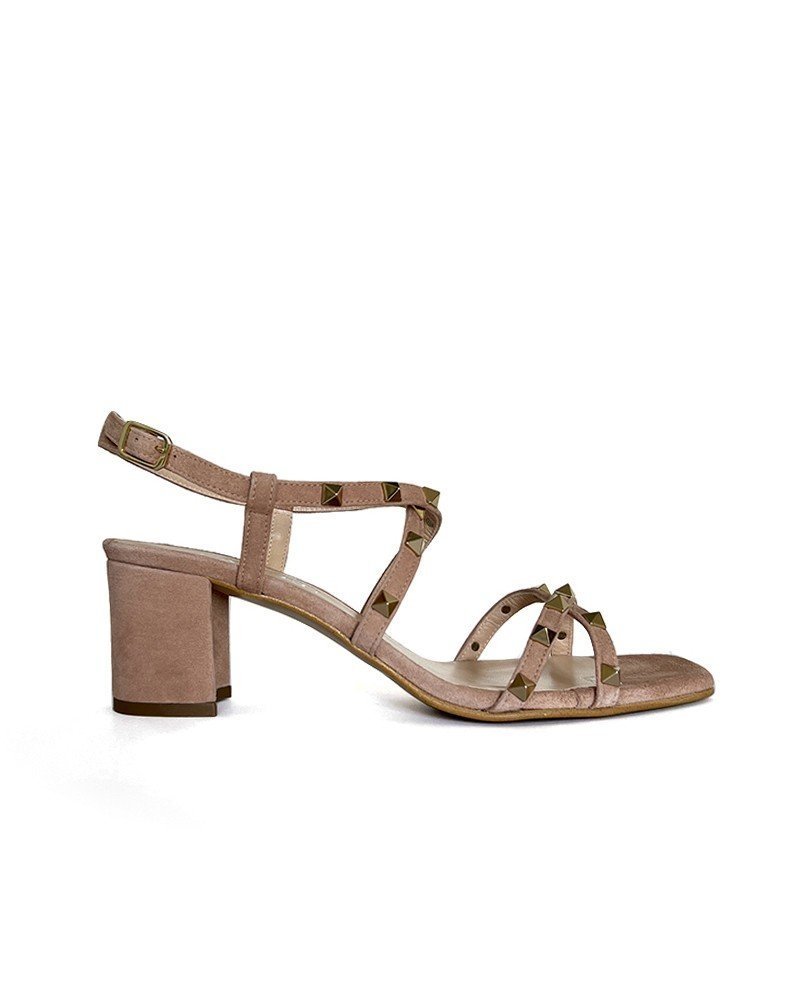 Sandalia Tachuelas nude 6 cms