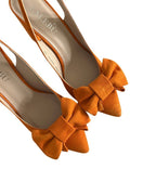 Zapato Audrey mandarina Destalonado 8 cms