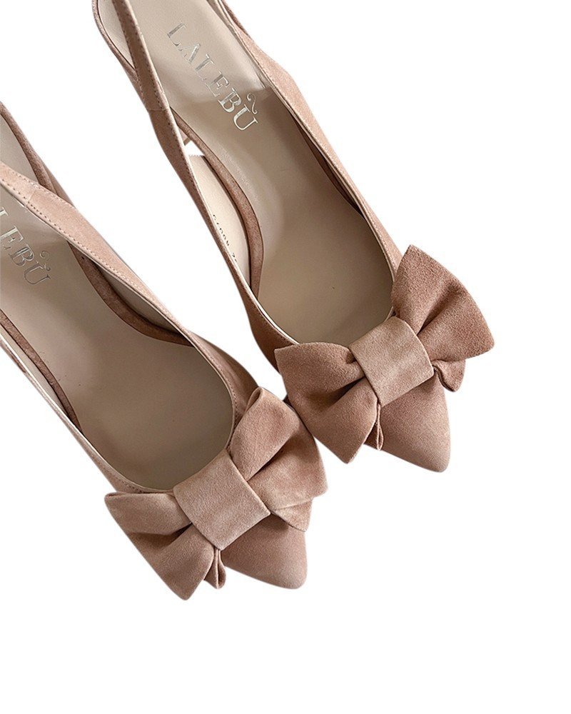 Zapato Audrey nude Destalonado 8 cms