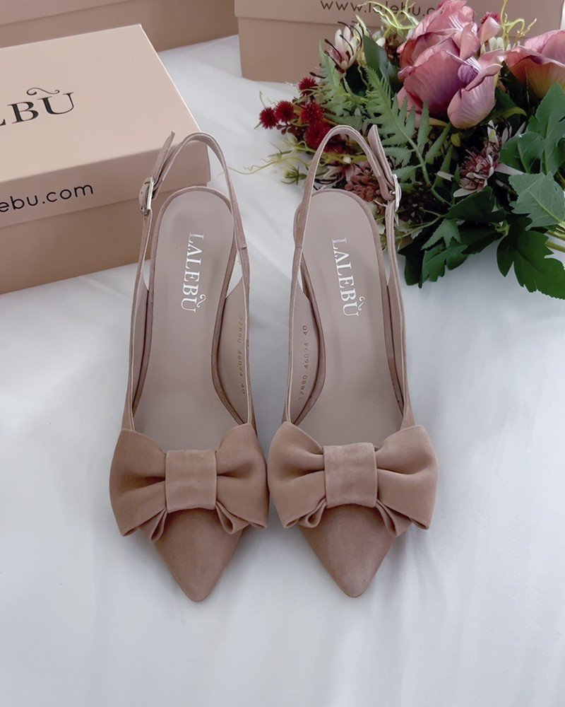 Zapato Audrey nude Destalonado 8 cms