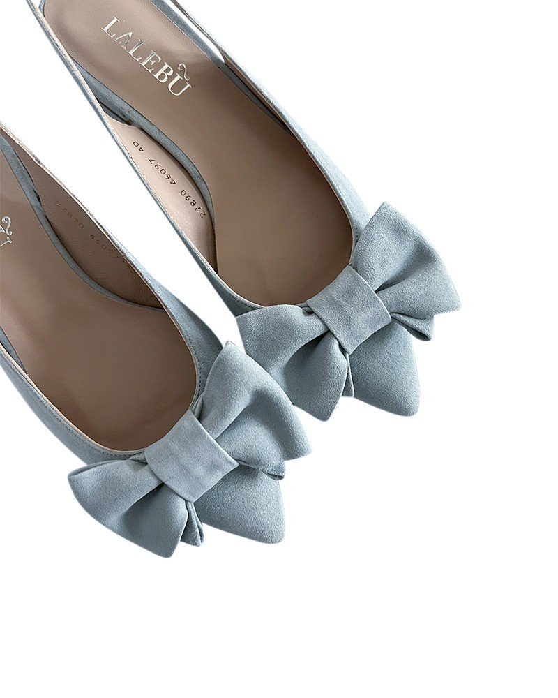 Zapato Audrey Plano azul