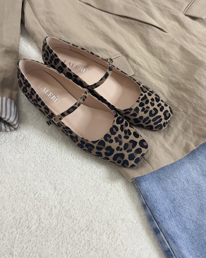 Zapato Mary Jane animal print