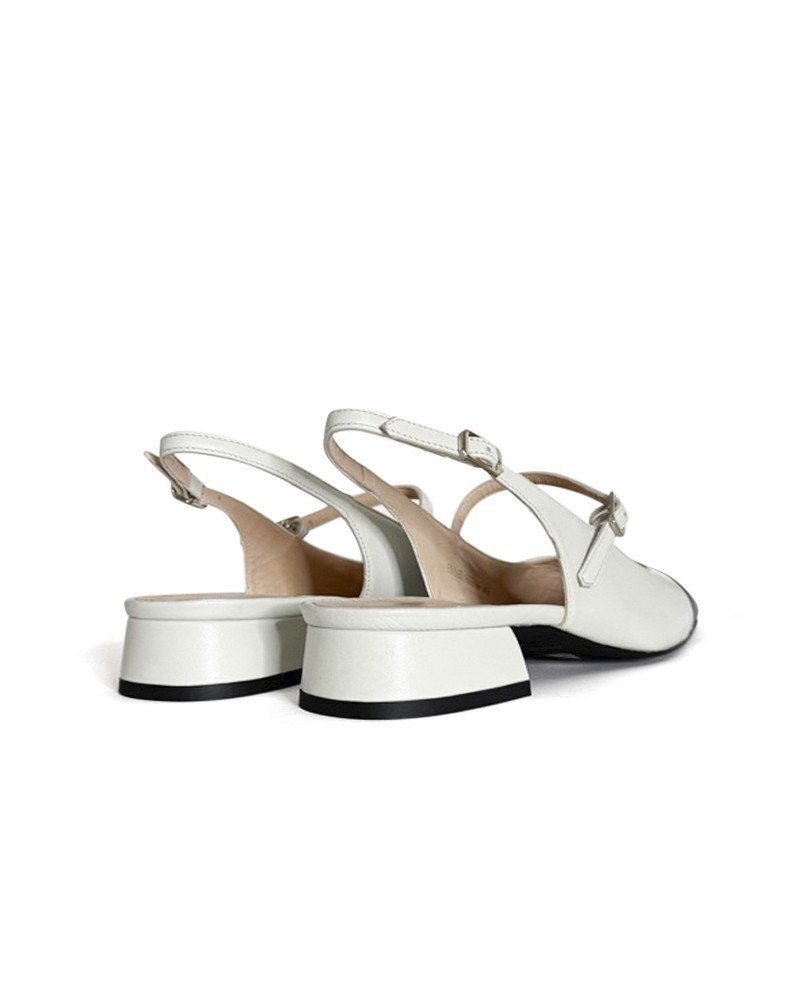 Zapato plano black & white