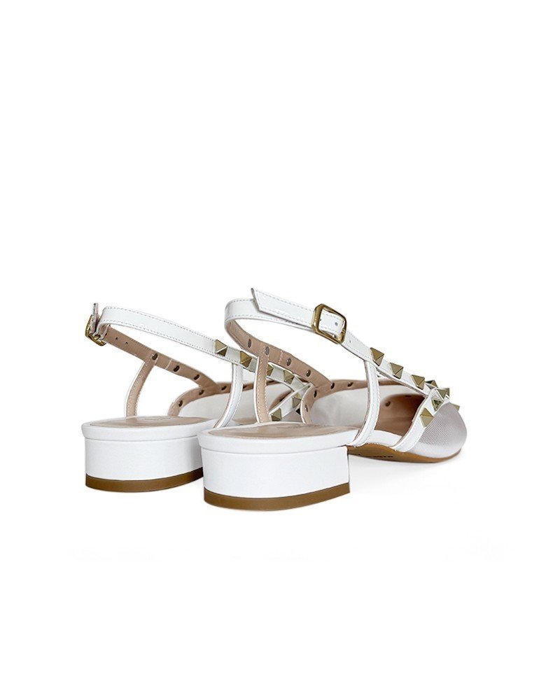 Zapato tachuelas Women blanco