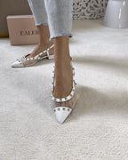 Zapato tachuelas Women blanco
