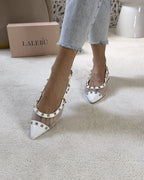 Zapato tachuelas Women blanco