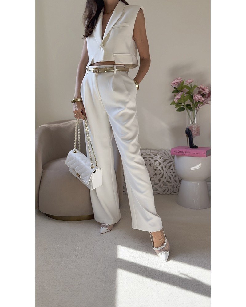Zapato tachuelas Women blanco