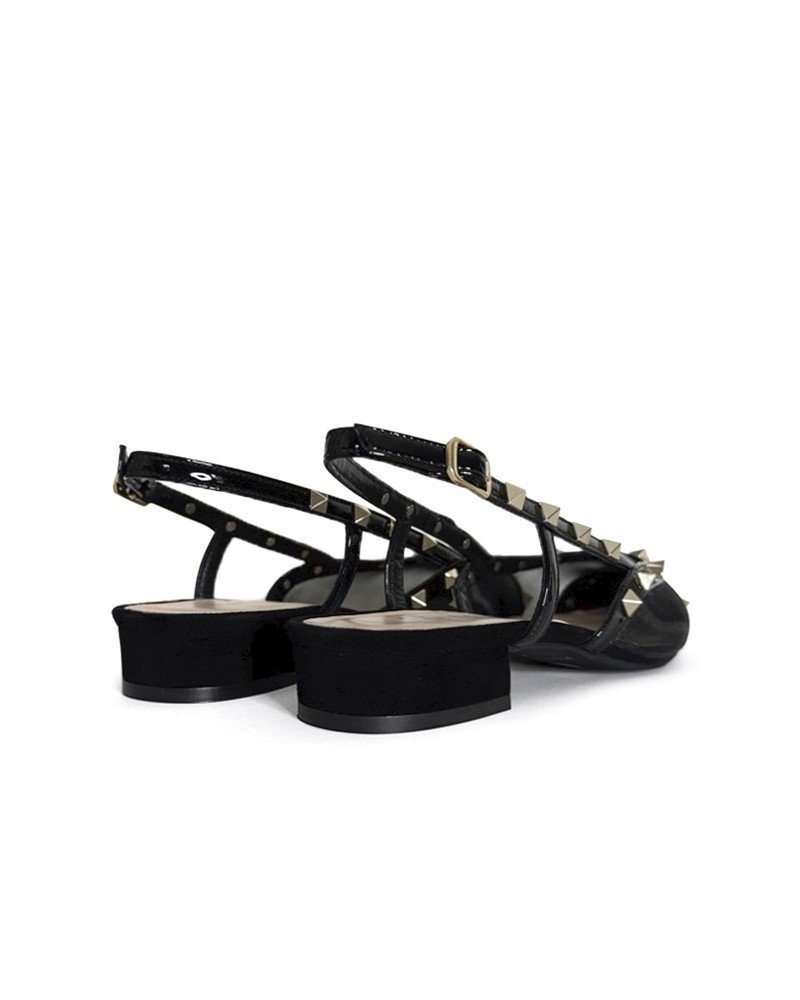 Zapato tachuelas Women Negro