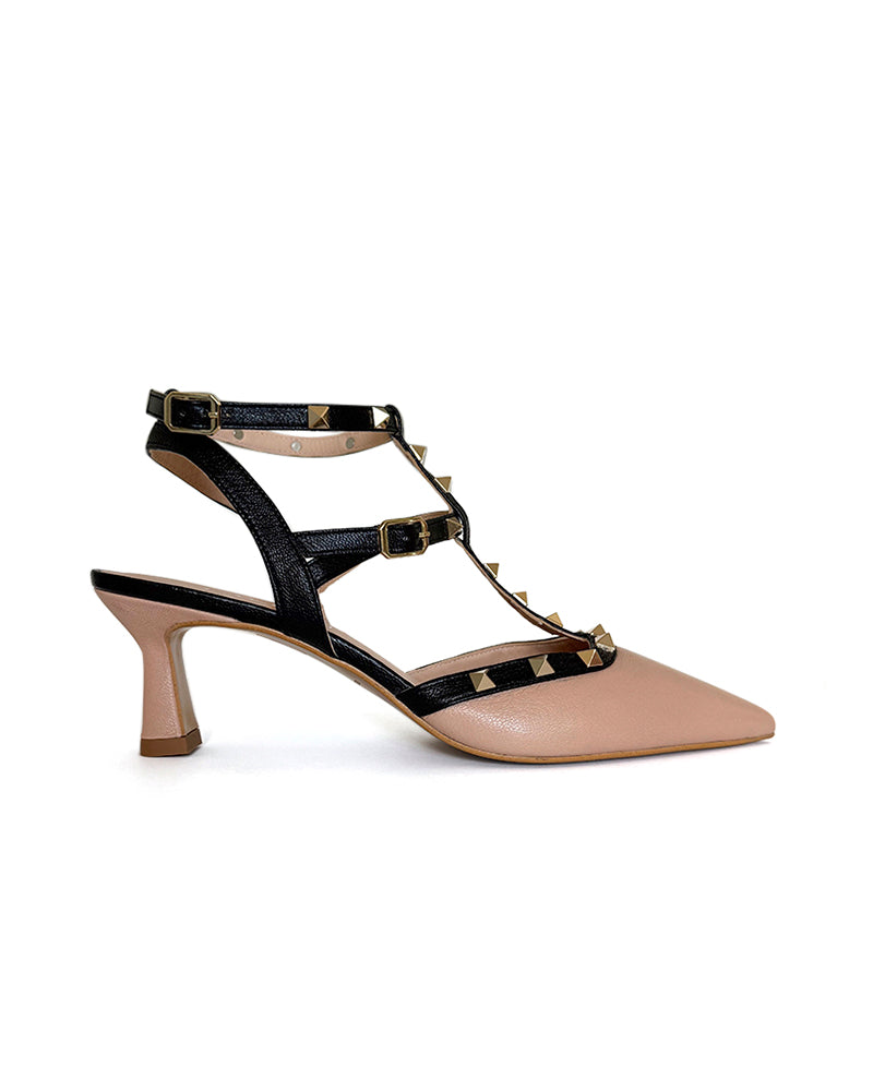 Tachuelas Beige y Negro 6 cms
