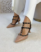 Tachuelas Beige y Negro 6 cms