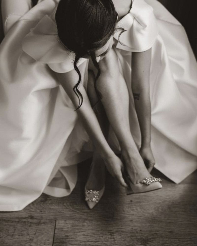 Zapatos de novia rojo